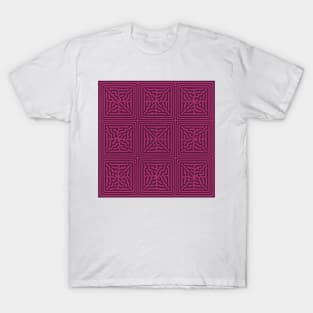 Turing Pattern Blocks (Purple Pink) T-Shirt